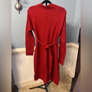 a‎ new day Rich Red Long Sleeve Dress